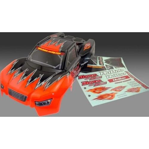 OFNA/HOBAO RACING 11036R PRINTED BODY - ORANGE ,W/DECAL for 1/10 HYPER 10SC Free Shipping