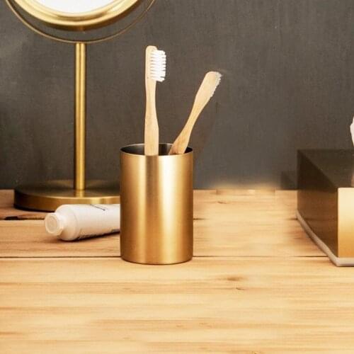 Multi-funcation Desk Container Storage Makeup Holder Cup Pen Pencil Brush Organizer Cylinder Flower Pot for Home Office Decor