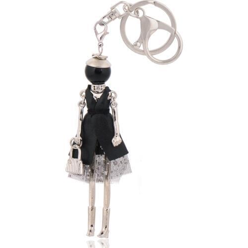 Fashion keychain new cute key chain bag charms car pendant for women handbag