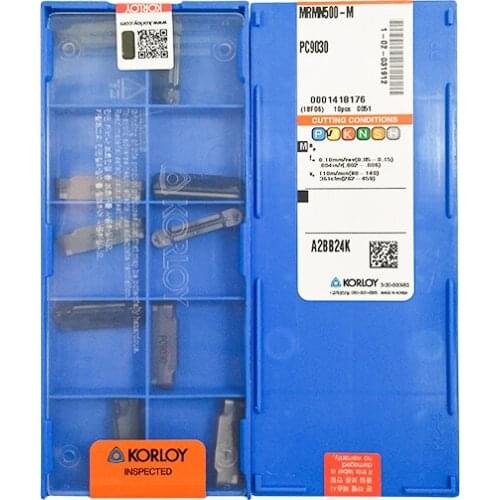 MRMN500-M PC9030 100% KORLOY Original carbide insert with the best quality 10pcs/lot free shipping
