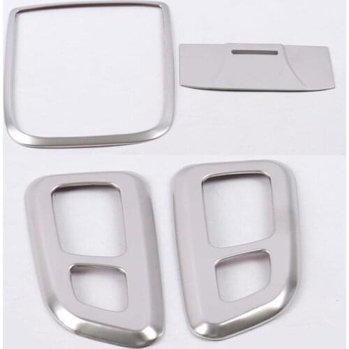 Interior Front Rear Reading Light Cover Case Stickers for Haval F7/F7X Decoration Trims Accessories Stainless Steel Mouldings