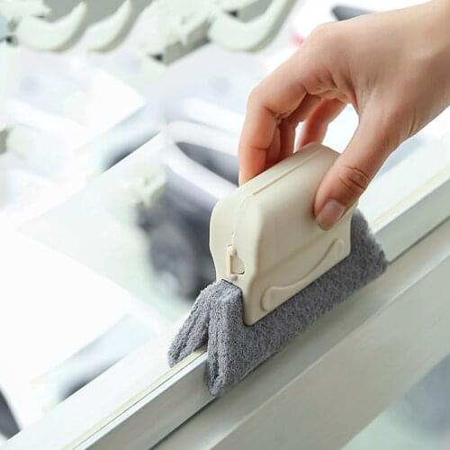 Window Groove Cleaning Brush Cloth Tool Window Sill Gap Cleaning Brushes New Arrivals Fashion Small Size Slot Cleaner