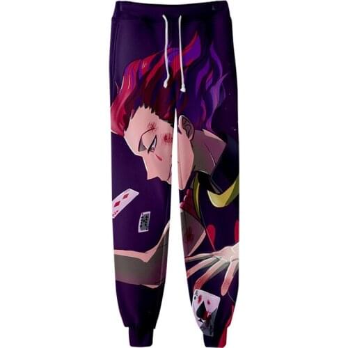 Cosplay Word H x H Hisoka 3D Digital Printing Cosplay Men Women Trendy Sports Sweatpants Casual Pants