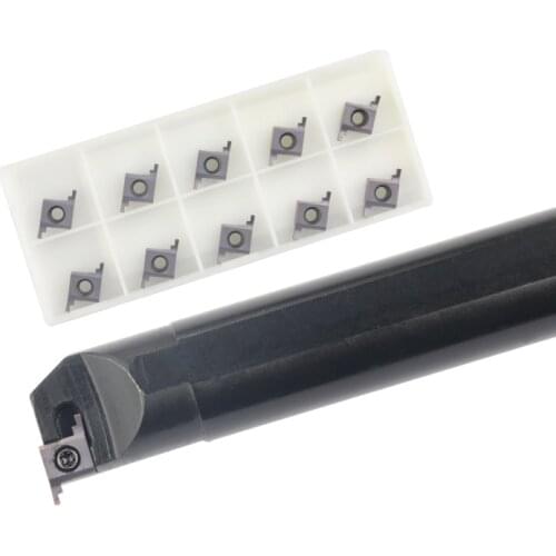 SNGR10K08 SNGR20R09 CNC Internal Grooving Lathe Tool Holder SNGR Micro hole Indexable Lathe for 8GR 9GR Insert SNGR Internal