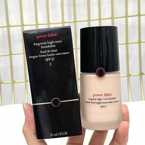 Brand New Face Cosmetics Power Fabric Longwear High Cover Foundation Fond De Teint SPF25 30ML/1 FL.OZ Color 2/3/4 Drop Shipping