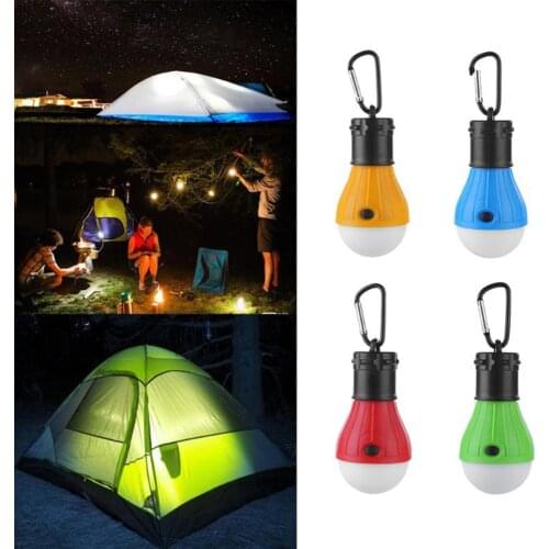 4Pcs LED Tent Lights Portable Camping Light Lamp Tent Lantern Bulb for Emergency Backpacking Hiking