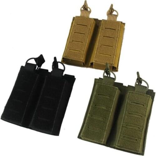 Tactical 5.56 7.74 Magazine Pouch Fast Draw MOLLE Mag Pouch For AK 47 74 M4 Magazine Tool Bag Hunting Accessories