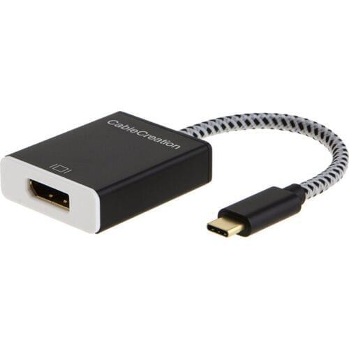 USB-C to DP 4K, Type C (Thunderbolt 3 Compatible) to DisplayPort Adapter, Compatible with MacBook Pro 2017, Mac Mini,MacBook Air