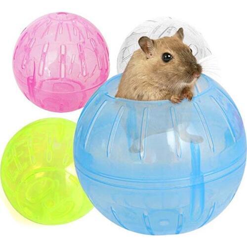 Fun Plastic Pet Rodent Mice Jogging Ball Toy Hamster Gerbil Rat Exercise Balls Play Toys