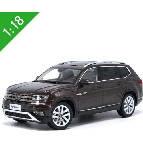 High Meticulous 1:18 VW 2017TERAMONT Alloy Model Car Static Metal Model Vehicles Original Box For Collection