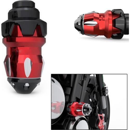 Red Falling Protector Motorcycle Frame Slider Anti-Crash Caps Engine Protection Kits From Crashing and Scratching