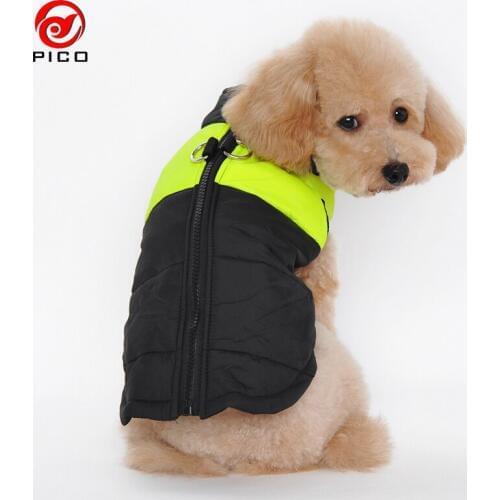 Winter Waterproof Pet Dog Vest Jacket Coats puppy Clothes Snow suit Designer Warm Chihuahua small Dog Clothing S-XXXL ZL264-4