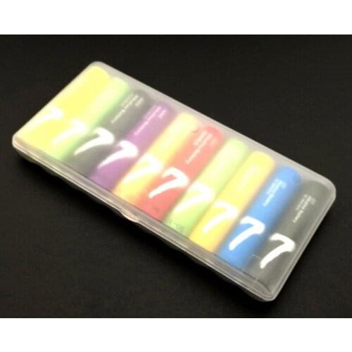 1pc Portable For 10pcs AAA Batteries Storage case for 10pcs AAA battery Plastic Battery Case Cover Holder Storage Box