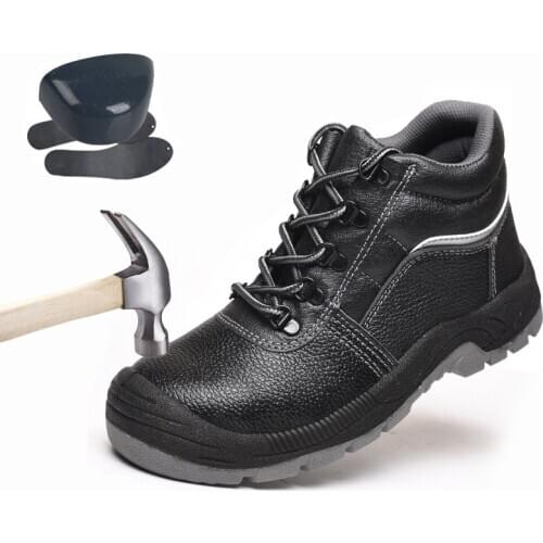 2020 New Outdoor Hiking Hhoes Safety Shoes Men Light Sneaker Indestructible Steel Toe Soft Anti-piercing Work Tacticas Boots