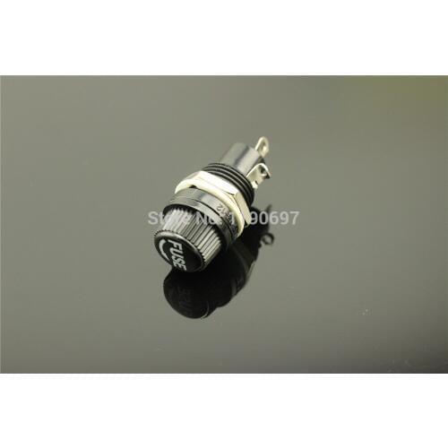 5PCS R3-12 Imports Of Insurance Block 5 * 20 Fuse Holder Panel Mount Fuse Holder 10A 250V For 5x20mm Fuse Free Shipping