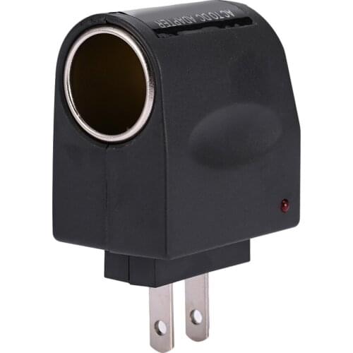 AC Wall Power to 12V DC Cigarette Power Outlet Adapter Converter Lighter US Plug