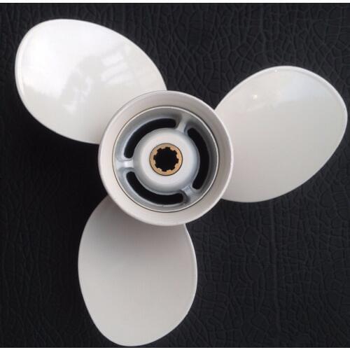 Free shipping 9.25x8 For PARSUN 9.9hp propeller 15hp Parsun propellers marine propeller 8 tooth spine outboard boat motors