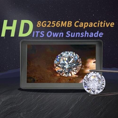 7"HD Car Navigation 8G+256MB Capacitance Bluetooth its Own Sunshade 380 Light Preparation Truck Navigator the Newest Europe Map