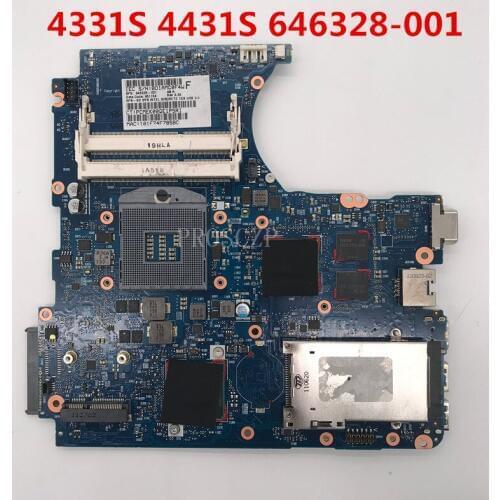 Free shipping For 4331S 4431 Laptop motherboard 646328-001 646328-501 646328-601 6050A2411501-MB-A02 working well