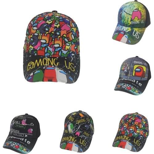 Baseball Caps for Men and Women Fashion New Printed Cartoon Game Snapback Summer Visor Hat Hip Hop Dad Hat Among Cap Male A301