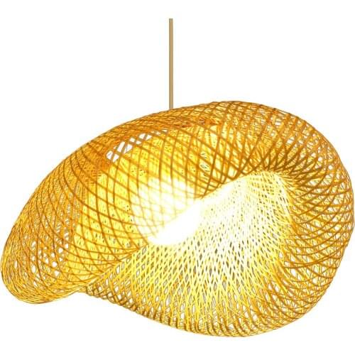 Creative Wood LED Pendant Lights Modern Bamboo Light Diningroom Livingroom Bedroom Hotel Hanging Lamp Loft Restaurant Hall Lamp