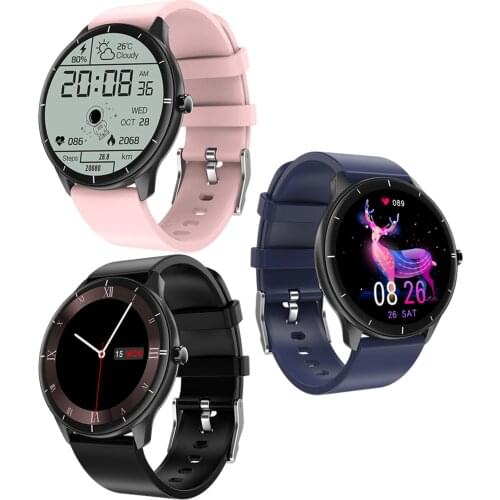 Round Smart Watch 1.28 inch Screen Body Temperature Measurement