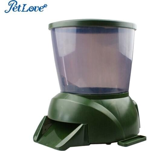 Hot Selling Regular and Timing Programmable Automatic Pond Fish Feeder Auto Fish Bowl