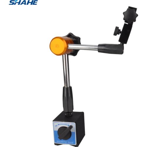 Shahe magnetic stand for digital dial indicator gauge 3 Joints Full Adjustable Dial Gauge magnetic base stand holder