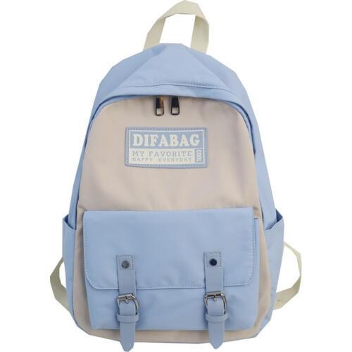Female Cute Harajuku Backpack College Bookbag Travel Bagpack Waterproof Nylon Schoolbags Girls Shoulder Bag Mochila Feminina