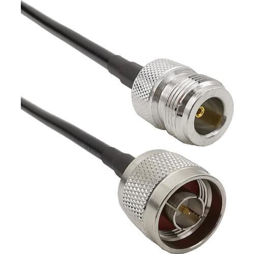 N-Type Male to Type N Female RG58 RF Coaxial Extension Cable N Male to N Female Adapter Connector Antenna Cable 1-20M