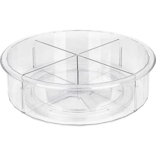 Lazy Susan, Lazy Susan Cabinet Organizer, Organization for Pantry, Countertop, Shelf, Table, Bathroom, Clear