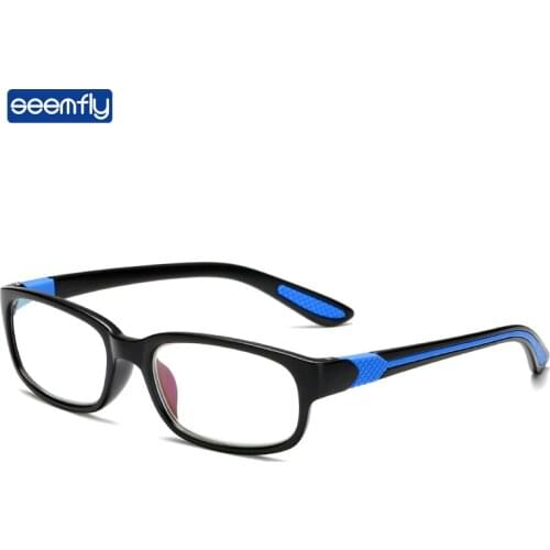 Seemfly Classic Reading Glasses High Definition TR90 Glasses Unisex Comfortable Presbyopia Eyeglasses With Degree +1.0 to +4.0