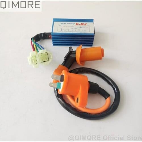 Performance Ignition Coil & AC fired Racing CDI for Scooter Moped QUAD GY6 50 60 80 125 150 139QMB 152QMI 157QMJ