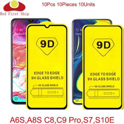 Red First Ship Screen Protectors For Samsung Galaxy C8