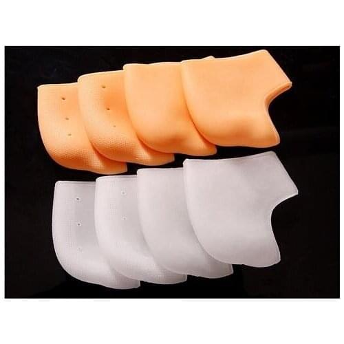 Silicone Heel Socks Cracked Foot Skin Care Protector Moisturizing Gel 2 Styles 2 Colors jk17