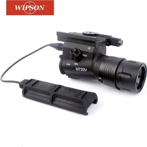 WIPSON Tactical M720V LED Flashlight CREE R5 400 Lumen Airsoft Gun Flashlight STROBE VERSION
