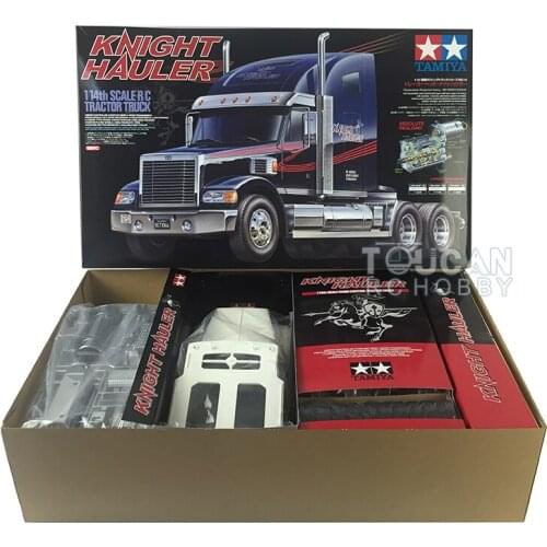 TAMIYA 6*4 56314 1/14 Knight Hauler RC Tractor Truck Car Model Kit 540 Motor TH18418-SMT6