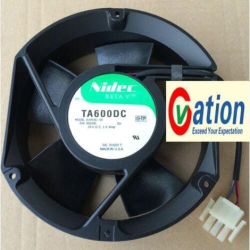 Computer PC CPU Case Fan For Nidec UPS power supply fan TA600DC A34438-59 DC24V 1.4mp Computer Accessories