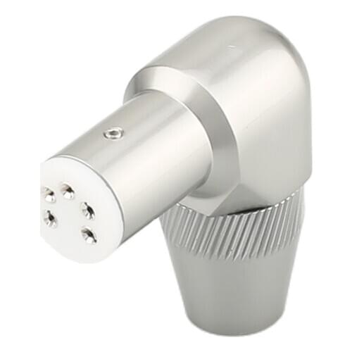 Viborg LP106R 5 Pin Turntable Female DIN plug Rhodium Plated Right Angled tonearm connector Vinyl Connector