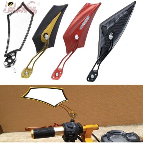 8mm 10mm Pair Electric Motorcycle &Universal Motorcycle Rear View Mirror Scooter E-Bike Rear View Mirrors Back Side Mirror