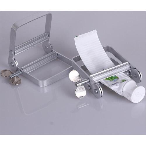 1pcs Tube Squeezer Lazy Toothpaste Dispenser Metal Squeezing Tools Hair Color Dye Cosmetic Paint Squeezer Tube Wringer
