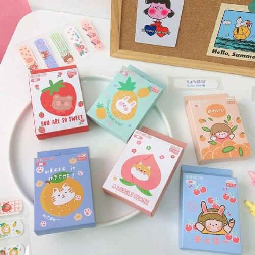 20PCs/box Cartoon Pattern Hemostasis Adhesive Bandages First Aid Emergency Kit Woundplast Medical Wound Tape for Kids Family Use
