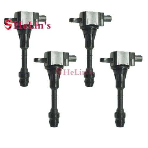 4pcs 22448-7S015 Ignition Coil For Infiniti QX56 Nissan Titan LE/SE/XE Pathfinder 5.6L 224487S015 AIC4001G