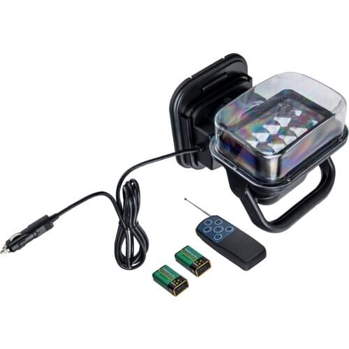 50W LED Search Light with Remote and Magnetic Base - 360 Degree Spot Lamp