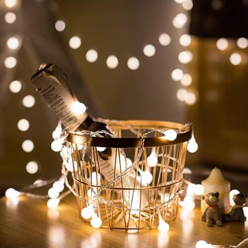 600cm 40LED String Light Bulb Remote Control Hanging Lamp Bedroom Party Decor