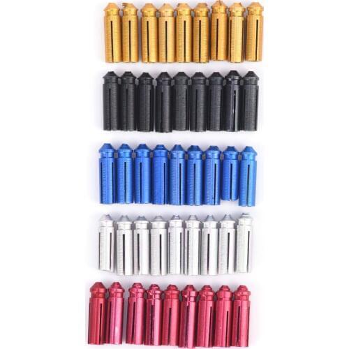 9PCS Aluminum Alloy Dart Flight Protector Hunting Flight Tool Part Dart Accessories 5Colors