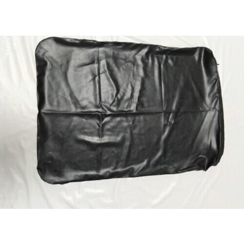 Black latex pillowcase with zip size 50cm * 70cm sexy latex dungeon bed BDSM sex bed