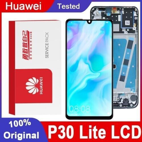 Original Tested 2312*1080 Display Replacement for Huawei P30 Lite Nova 4e LCD Touch Screen Digitizer Assembly MAR-LX1 LX2 AL01