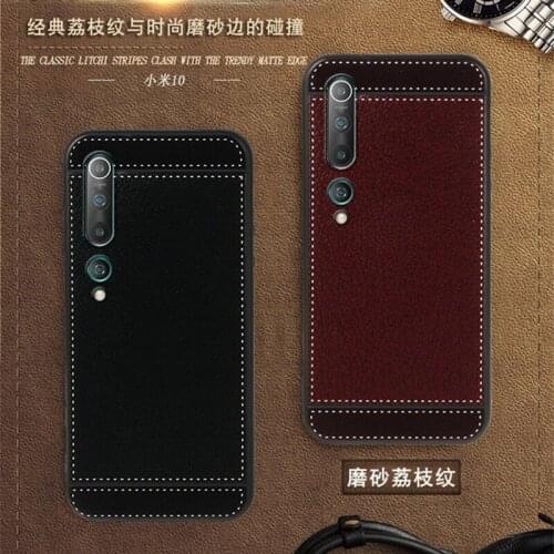 For Xiaomi Mi 10 5G Case Mi10 6.67 Inch Black Red Blue Pink Brown 5 Style Fashion Mobile Phone Soft Silicone Cover