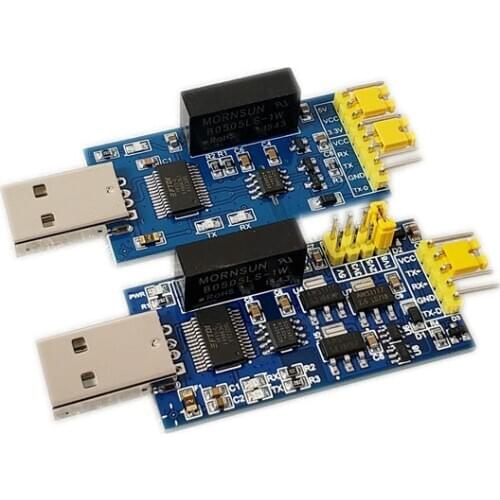 FTDI Isolated USB to UART TTL, USB to Serial Port TTL 5V3.3V2.5V1.8V Optically Isolated Magnetic Isolation Adapter